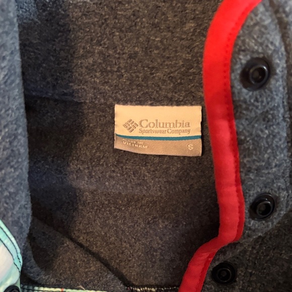 Columbia Women's  Grey and Red Pullover Size Small - Picture 3 of 5